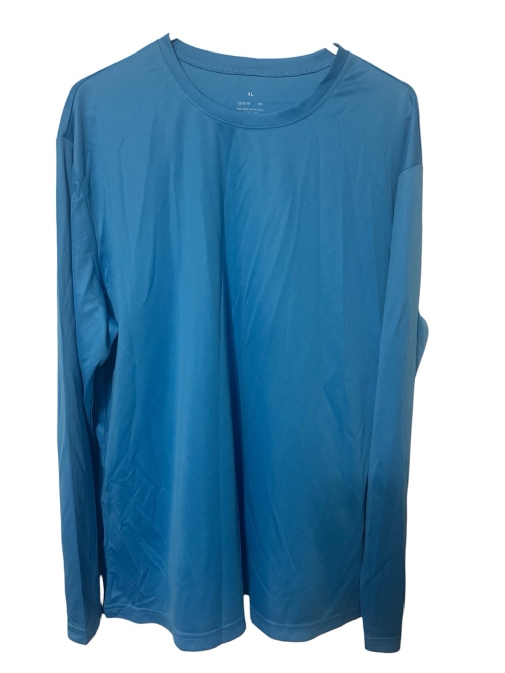 Men’s Dri-Fit Long Sleeve Shirt XL Blue Athletic Tee